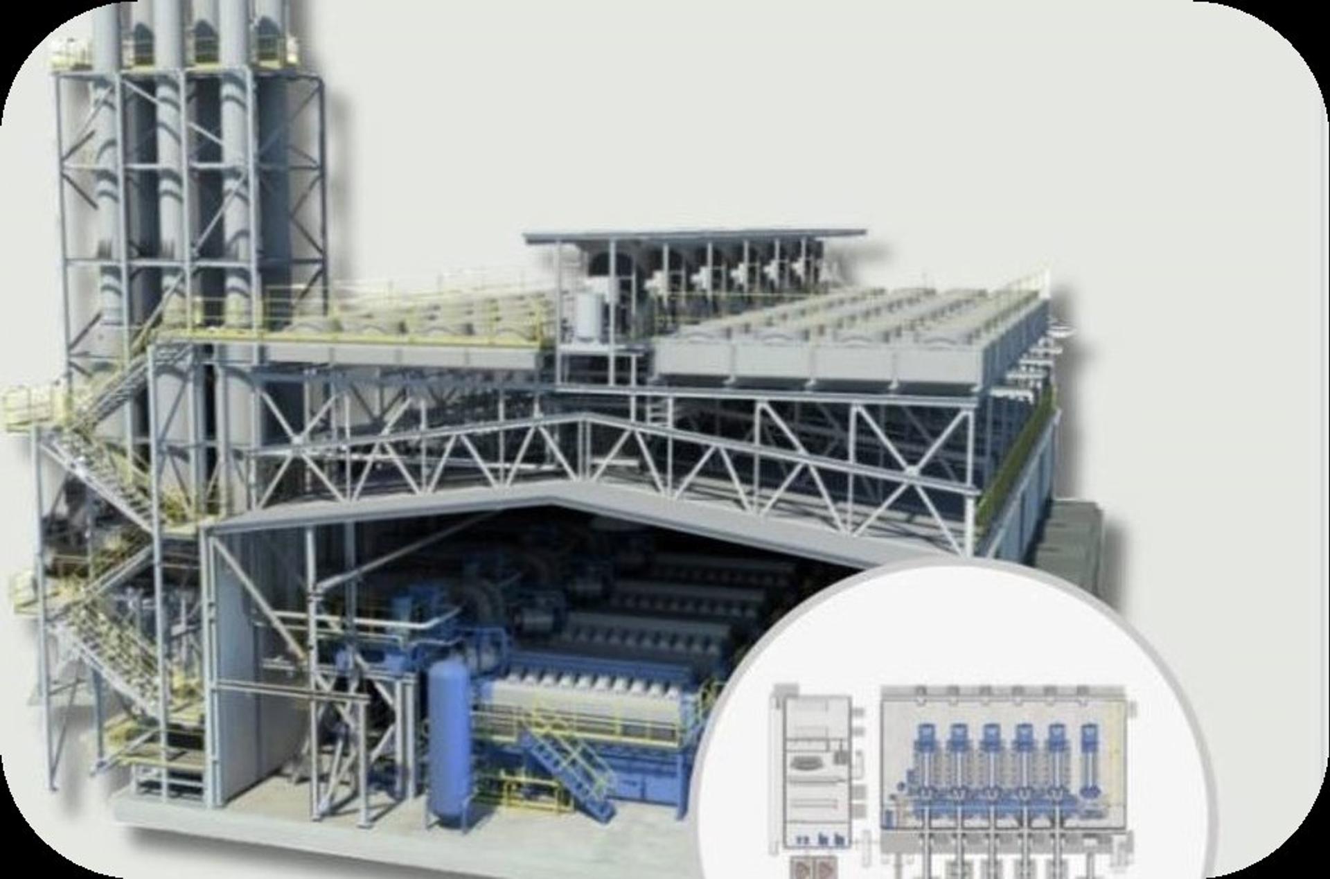 Construction of a highly maneuverable generation based on the complex Gas piston generators with a total capacity of 50 MW